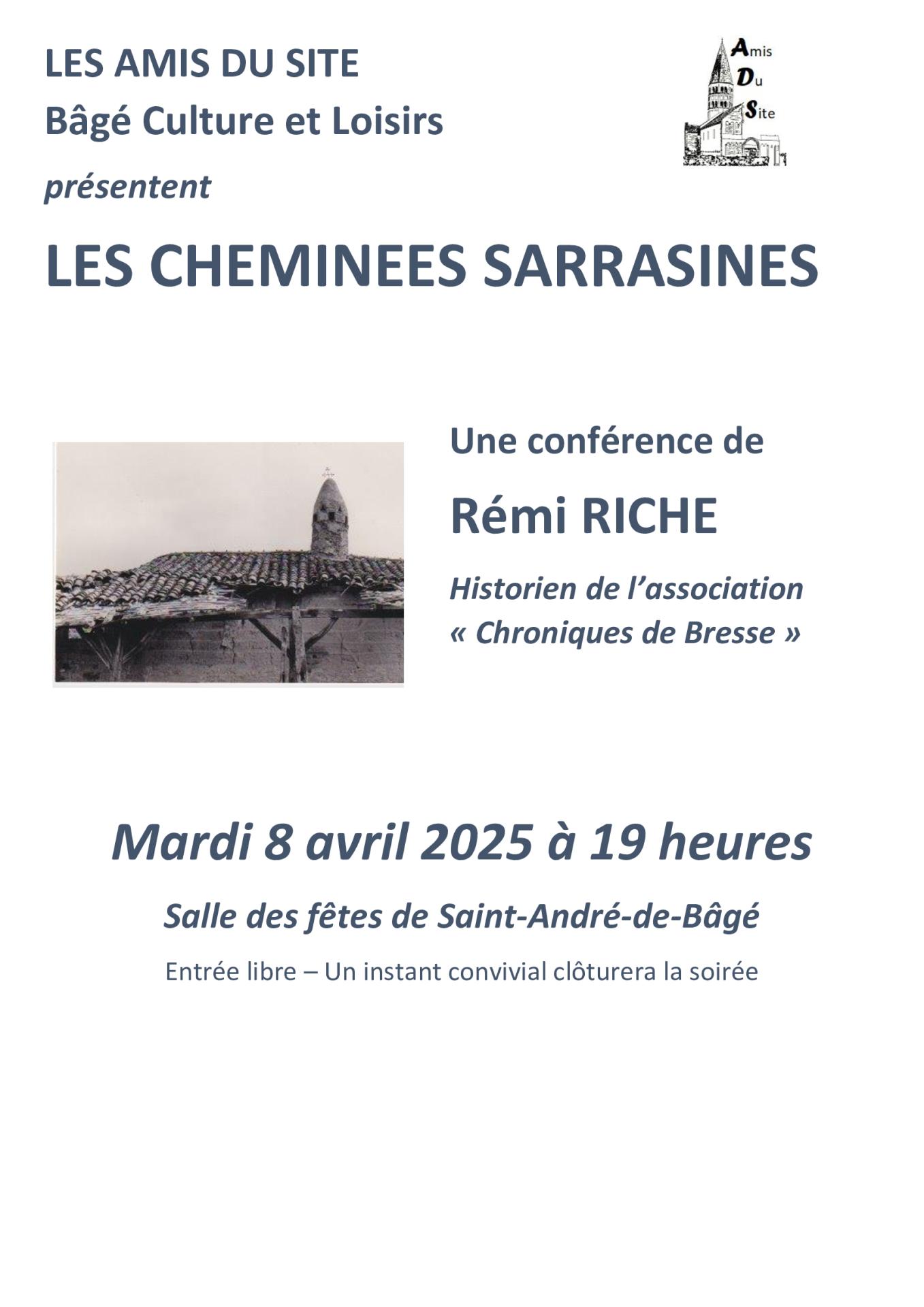 Affiche cheminees sarrasines 2